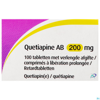 Quetiapine ab 200mg lib.prol.    comp 100