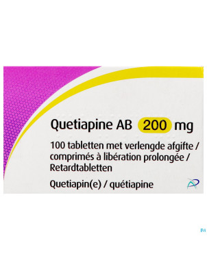 Quetiapine ab 200mg lib.prol.    comp 100