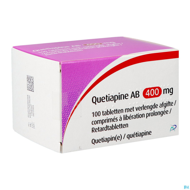 Quetiapine ab 400mg lib.prol.    comp 100