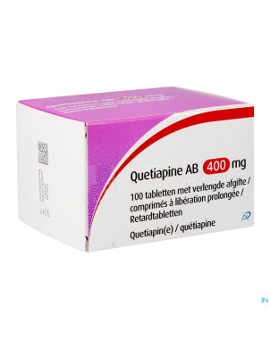 Quetiapine ab 400mg lib.prol.    comp 100