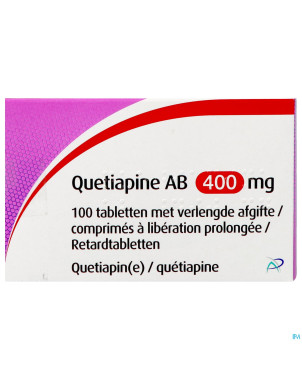 Quetiapine ab 400mg lib.prol.    comp 100