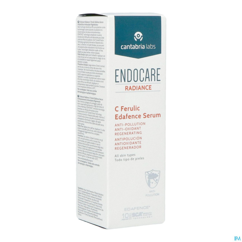 Endocare radiance c ferulic edafence serum fl 30ml