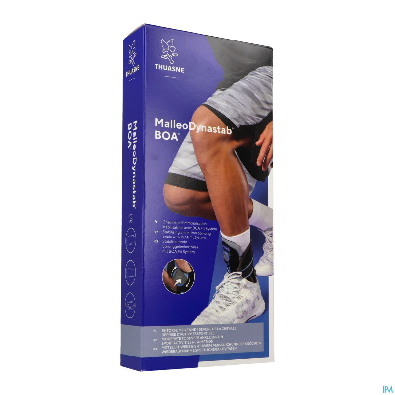 Malleo dynastab cheville boa gris    t1