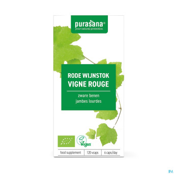 Purasana vigne rouge 300mg bio    v-caps 120