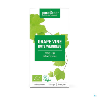 Purasana vigne rouge 300mg bio    v-caps 120