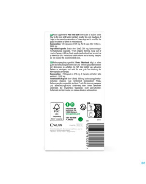 Purasana vigne rouge 300mg bio    v-caps 120