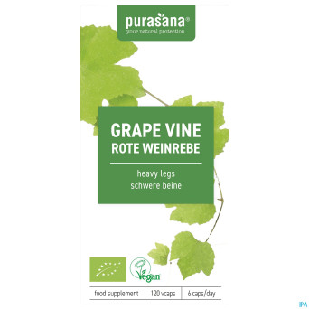 Purasana vigne rouge 300mg bio    v-caps 120