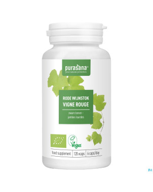 Purasana vigne rouge 300mg bio    v-caps 120