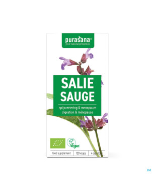 Purasana sauge 250mg bio v-caps 120