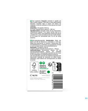 Purasana fenugrec 330mg bio    v-caps 120