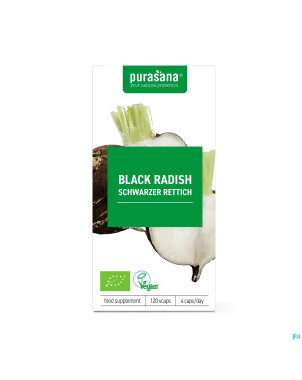 Purasana radis noir 300mg bio    v-caps 120