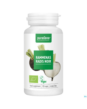 Purasana radis noir 300mg bio    v-caps 120