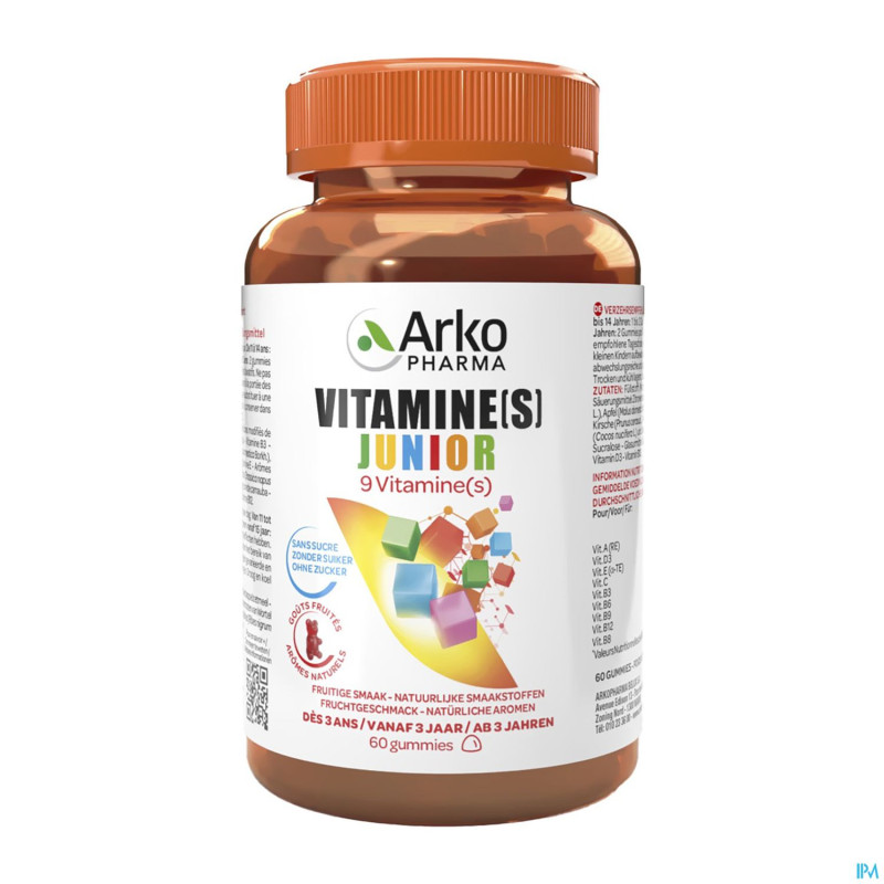 Arko junior multivitamines    gommes 60