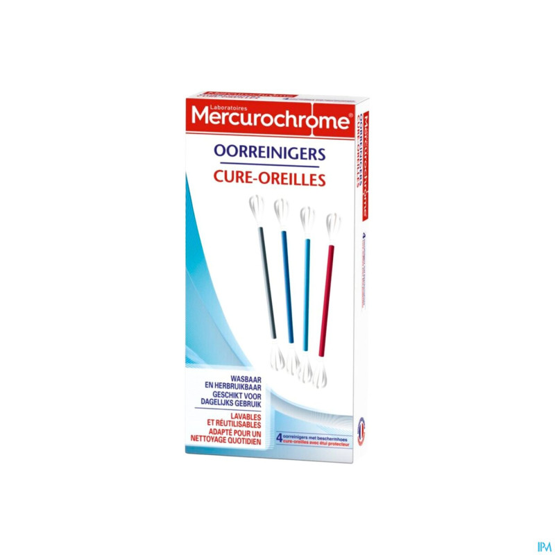 Mercurochrome cure-oreilles lavables    4