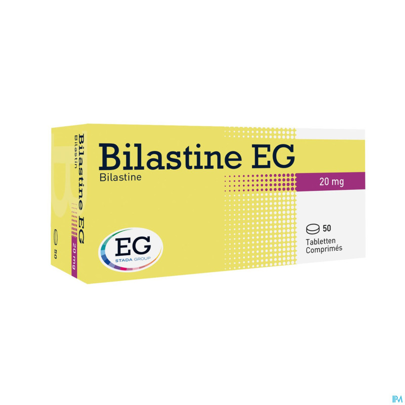 Bilastine eg 20mg    comp 50