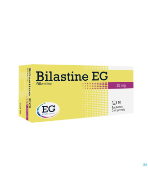 Bilastine eg 20mg    comp 50