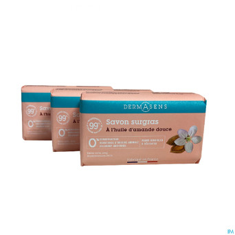 Marque v dermasens savon surgras amande d.  3x200g