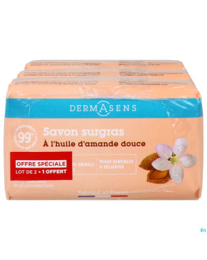 Marque v dermasens savon surgras amande d.  3x200g