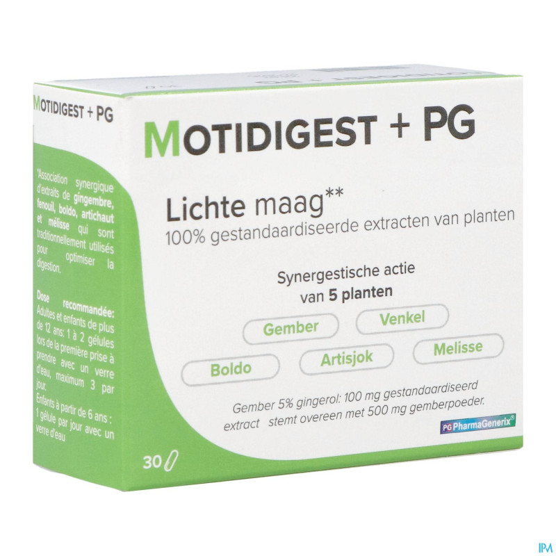 Motidigest+ pharmagenerix caps 30