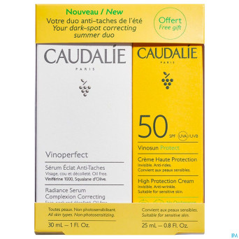 Caudalie coffret serum vinoperfect 30ml+cr sol25ml