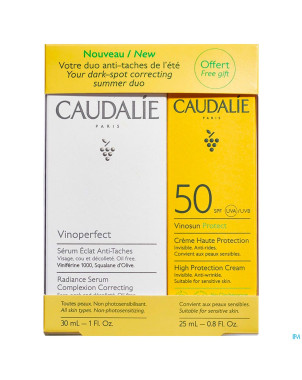 Caudalie coffret serum vinoperfect 30ml+cr sol25ml