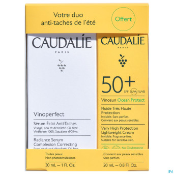 Caudalie coffret serum vinoperfect 30ml+cr sol25ml