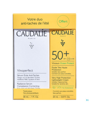 Caudalie coffret serum vinoperfect 30ml+cr sol25ml
