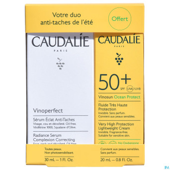 Caudalie coffret serum vinoperfect 30ml+cr sol25ml