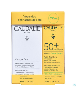 Caudalie coffret serum vinoperfect 30ml+cr sol25ml