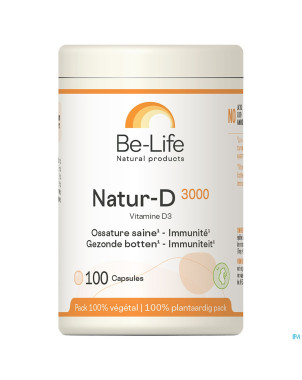 Natur d 3000 be-life  pot  caps 100