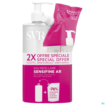 Svr sensifine ar eau micellaire 400ml+refill 400ml