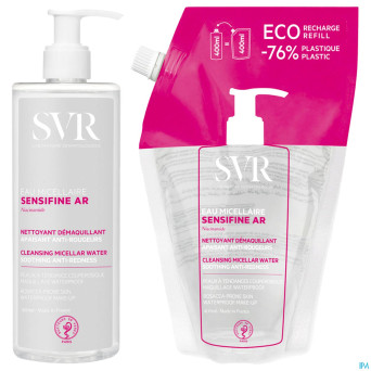 Svr sensifine ar eau micellaire 400ml+refill 400ml