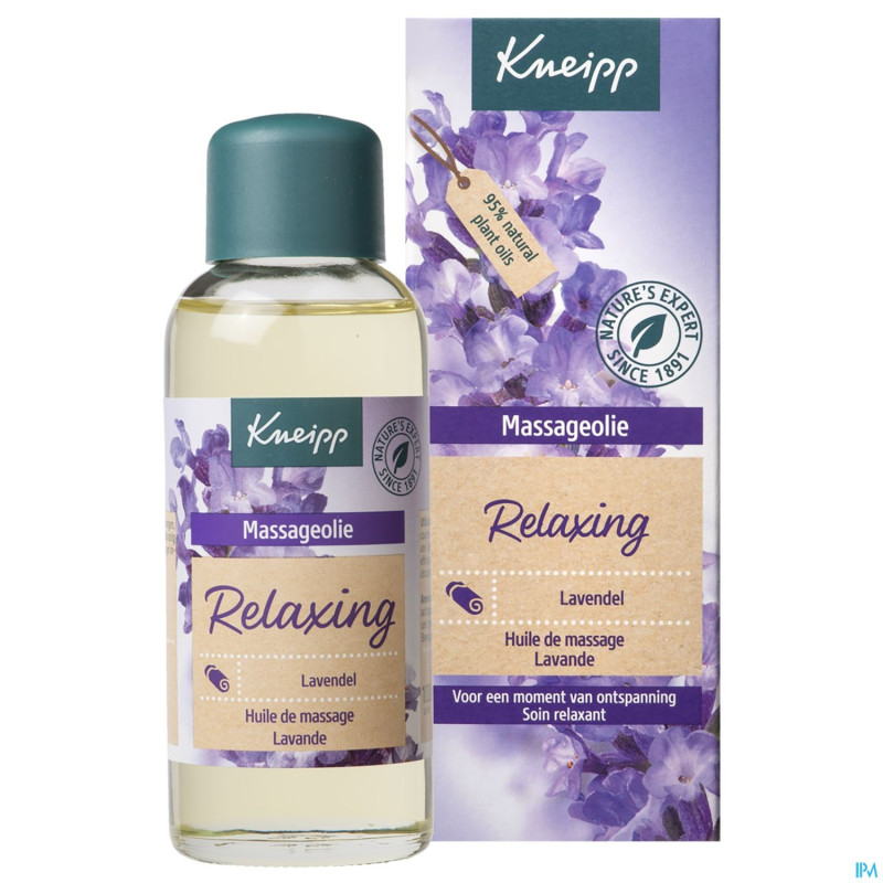 Kneipp huile de massage relaxing lavande    20ml