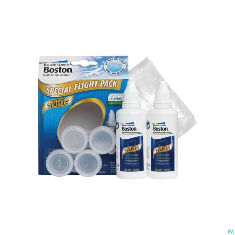 B&l boston simplus flight pack    2x60ml