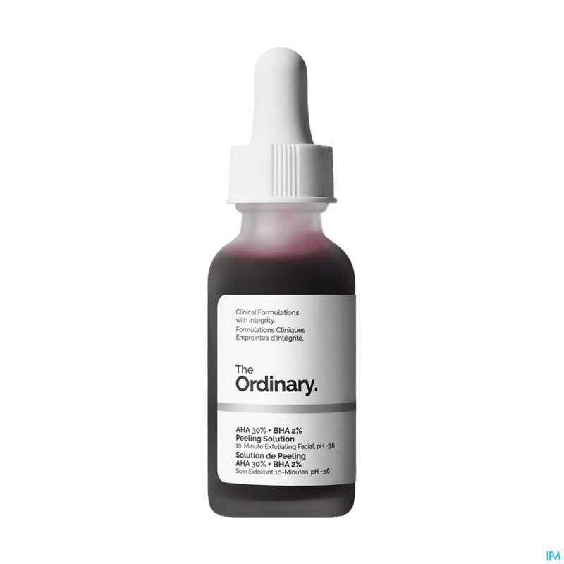 The ordinary solution peeling aha 30%+bha 2% 30ml