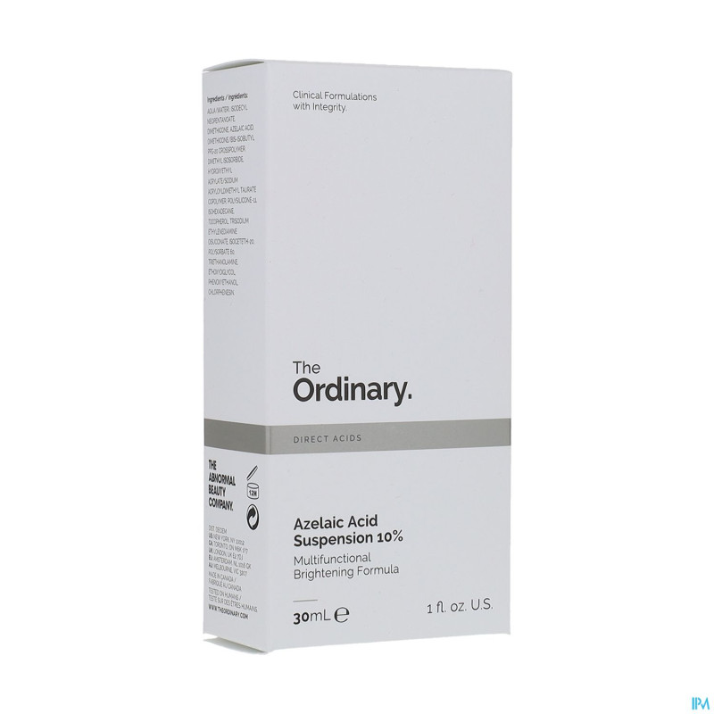 The ordinary suspension acide azelaique 10% 30ml