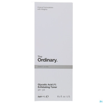 The ordinary solution tonif.acide glycol. 7% 240ml