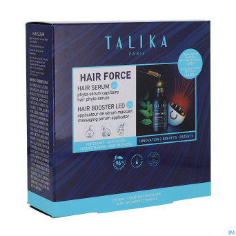 Talika hair force serum 30ml +booster galet-peigne