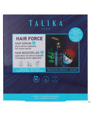 Talika hair force serum 30ml +booster galet-peigne