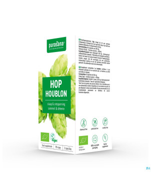 Purasana vegan houblon    caps 90