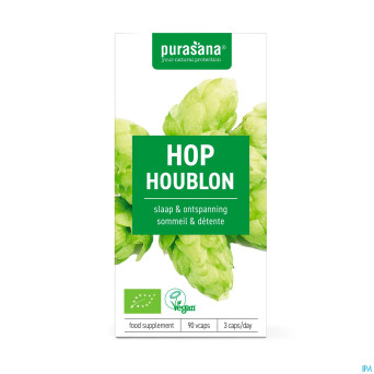 Purasana vegan houblon    caps 90