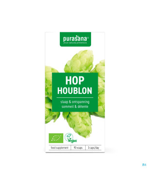 Purasana vegan houblon    caps 90