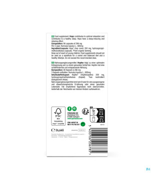 Purasana vegan houblon    caps 90