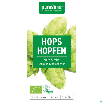 Purasana vegan houblon    caps 90
