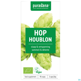 Purasana vegan houblon    caps 90