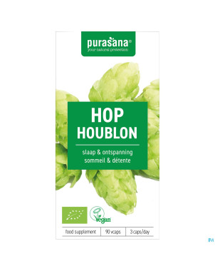 Purasana vegan houblon    caps 90