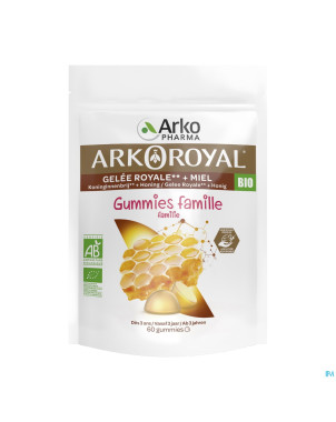 Arkoroyal famille bio    gommes  60