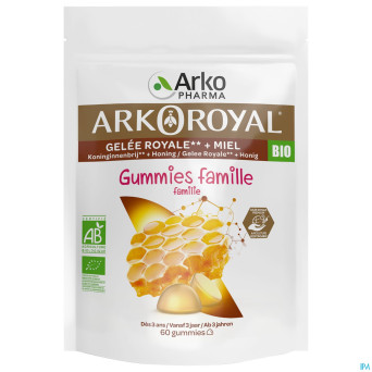 Arkoroyal famille bio    gommes  60