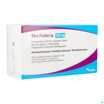 Tecfidera 240mg gastro resist caps 168