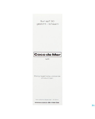 Coco de mer spf30 visage corps 30ml